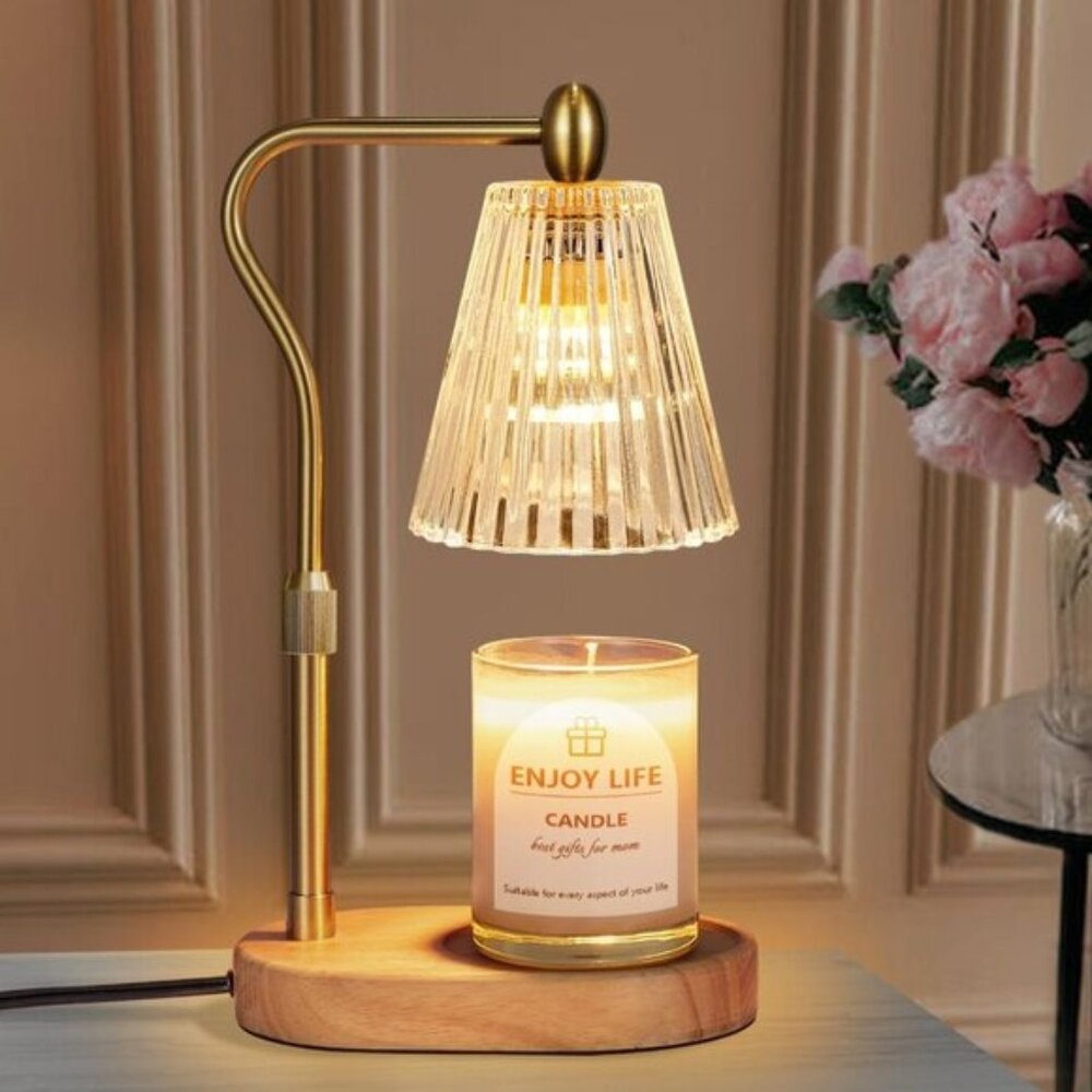 New Candle Warmer Lamp with Timer & Dimmer, Electric Wax Warmer for Candles
